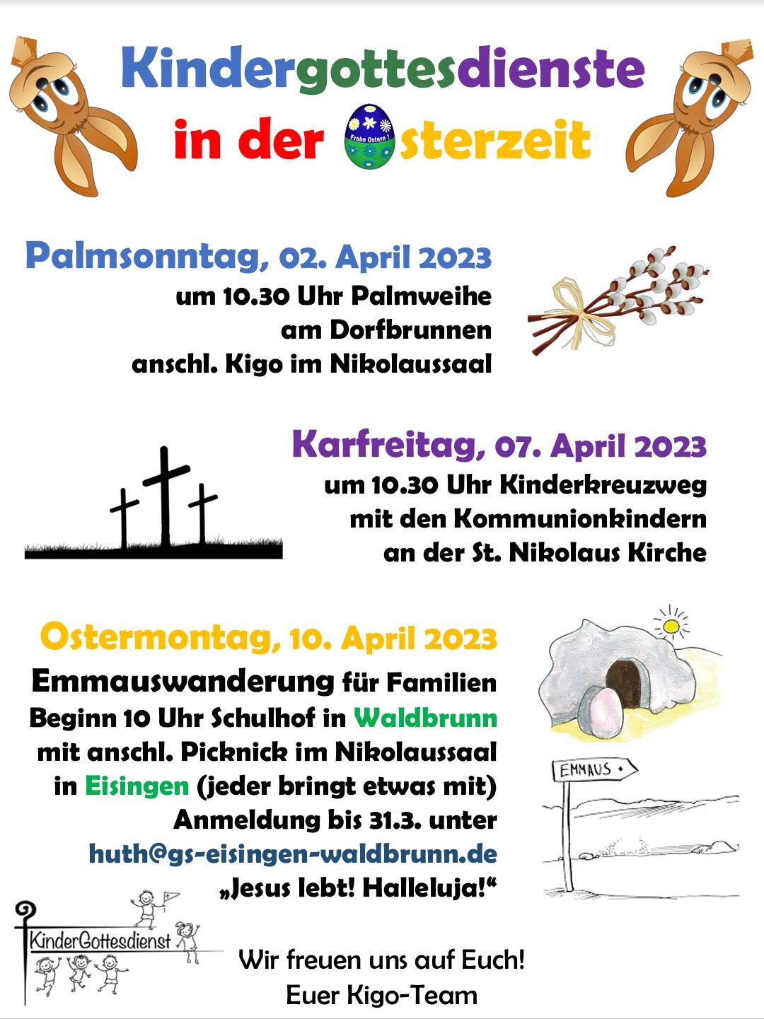 Kigos Ostern 2023